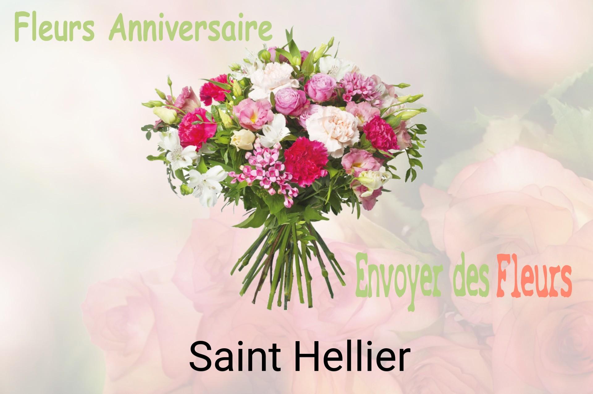 Bouquet de fleurs d’anniversaire livré à Saint-Hellier